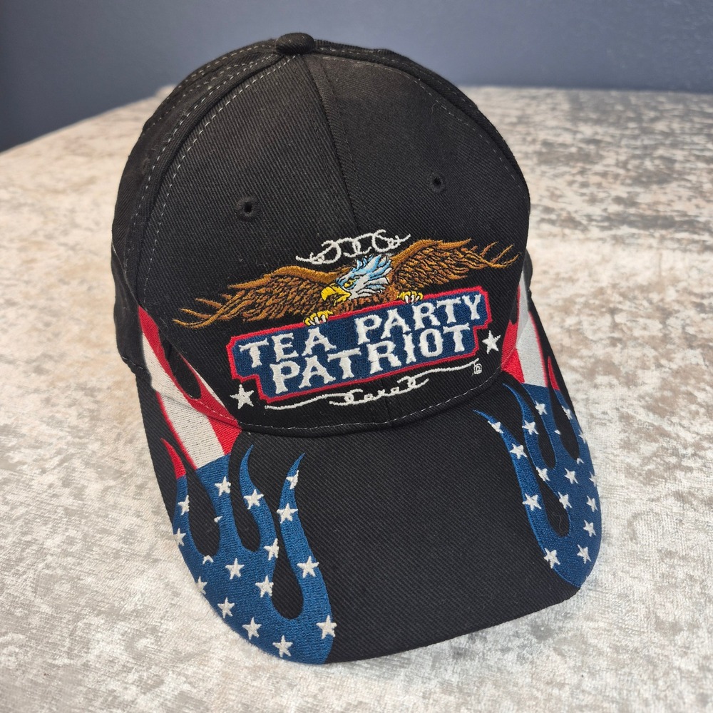 Tea Party Patriot‎ Hat Cap Embroidered American Flag Eagle Political